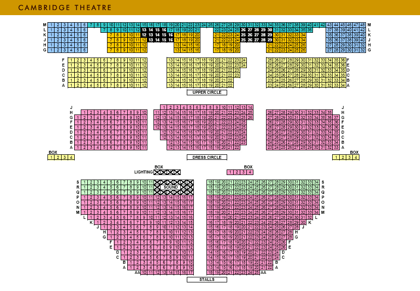 Book Of Mormon London Theatre Seating Chart