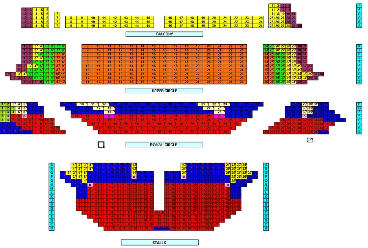 Phantom Of The Opera Seating Chart
