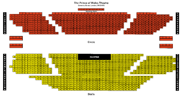 Prince Theater Seating Chart